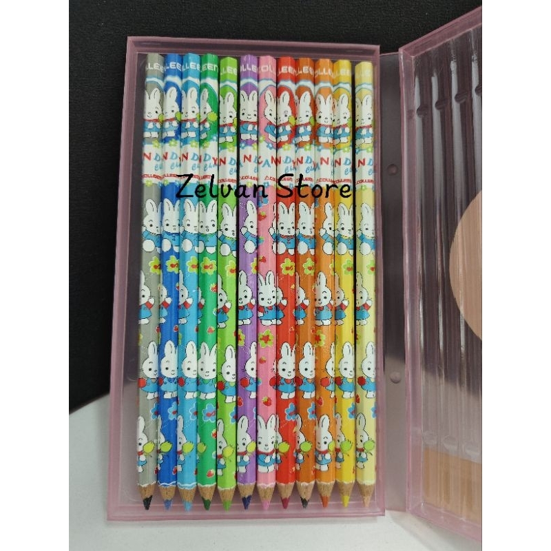 

Pensil Warna COLLEEN PVC 12 warna Original JAPAN