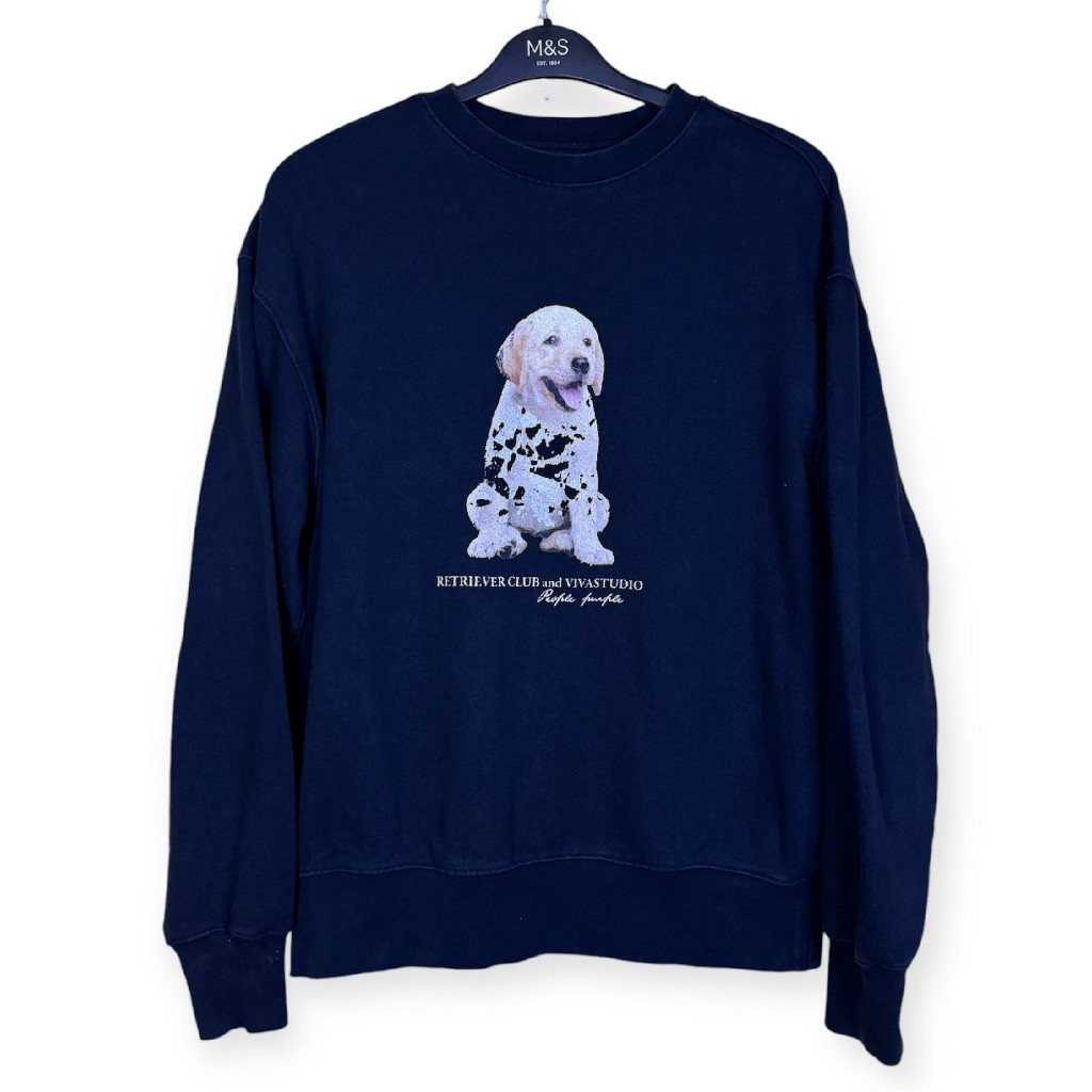 viva studio x retriever club crewneck sweatshirt cn sweater vivastudio