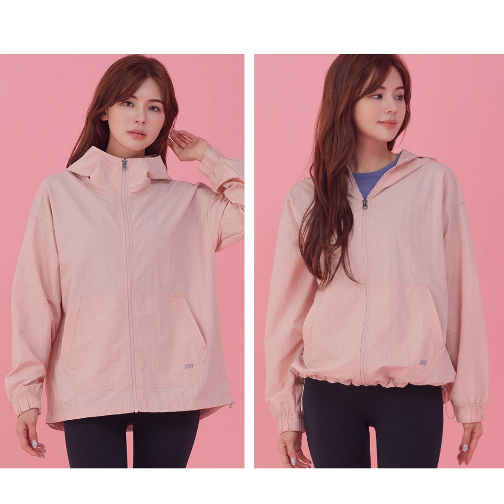 [Minne] STL Match Up Woven Out Pocket Hoodie Jacket / STL Jaket Olahraga Unisex