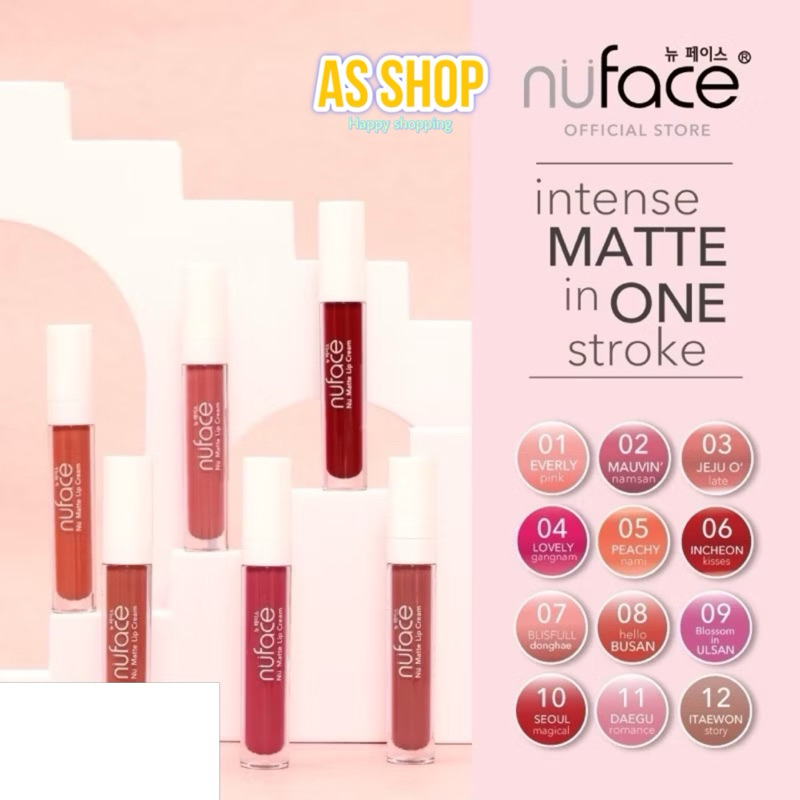 NU FACE Matte lipcream | As Shop