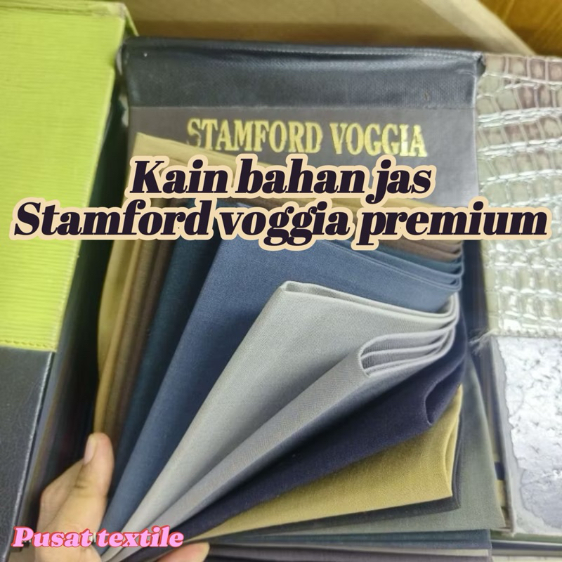 PROMO!! Kain Bahan Jas & Celana Stamford Voggia Super Wool 360'S Cashmere & Silk Made In England