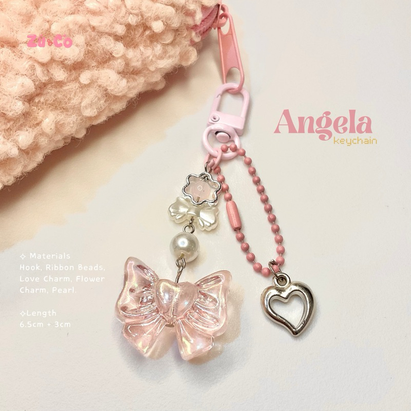 Angela Keychain Beads | Ready Stock | Ganci Murah COD | Gantungan Kunci Manik Manik | Gantungan Kunc