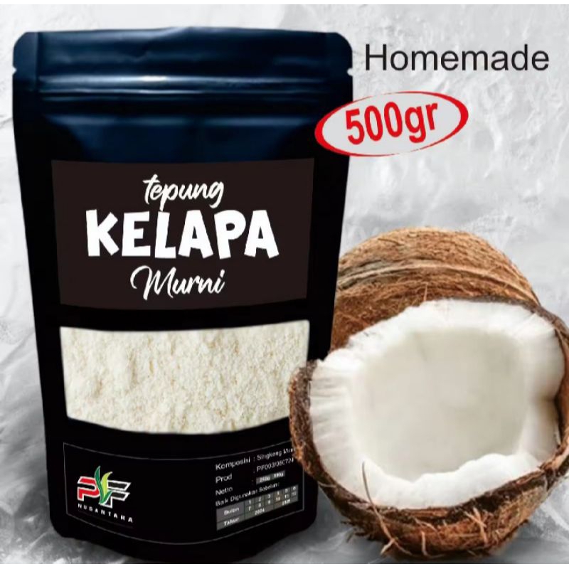 

tepung kelapa murni/organic coconut flour/tepung kelapa halus.