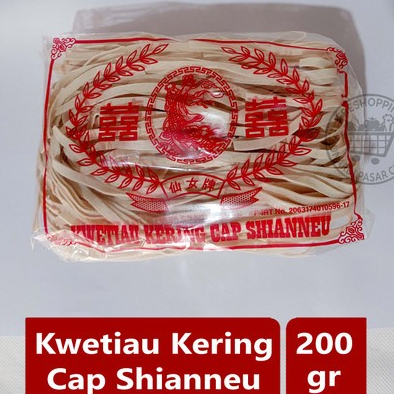 

200gr | Kwetiau kering cap Shianneu Kwetiau Dewi