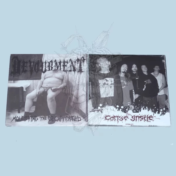 ORIGINAL CD DEVOURMENT - Molesting the Decapitated Eco-wallet 2020 reissue by Corpse Gristle