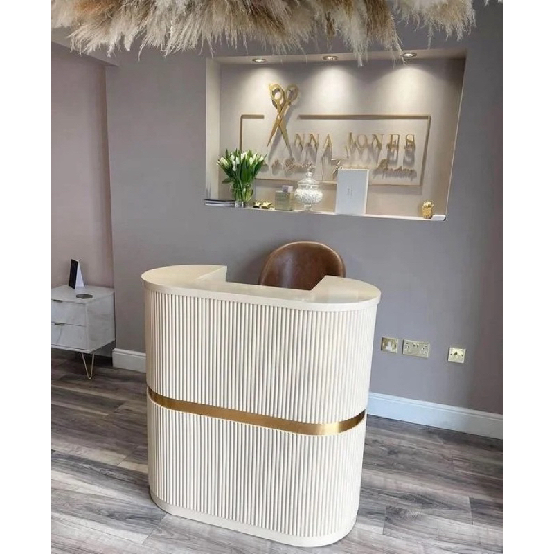 Meja Resepsionis - Meja Kasir Custom