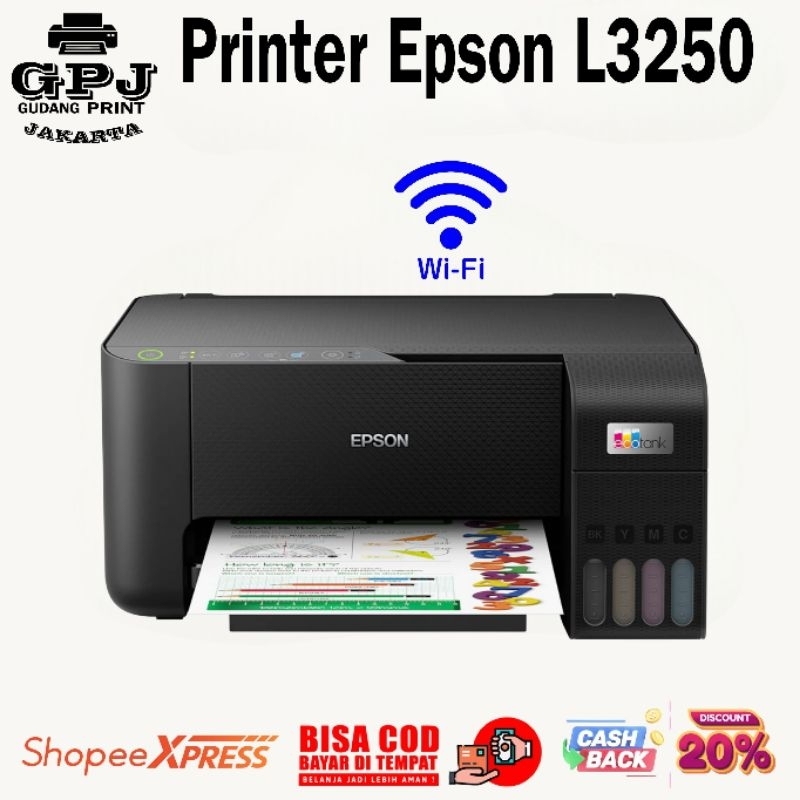 Printer Epson L3250 wifi multifungsi