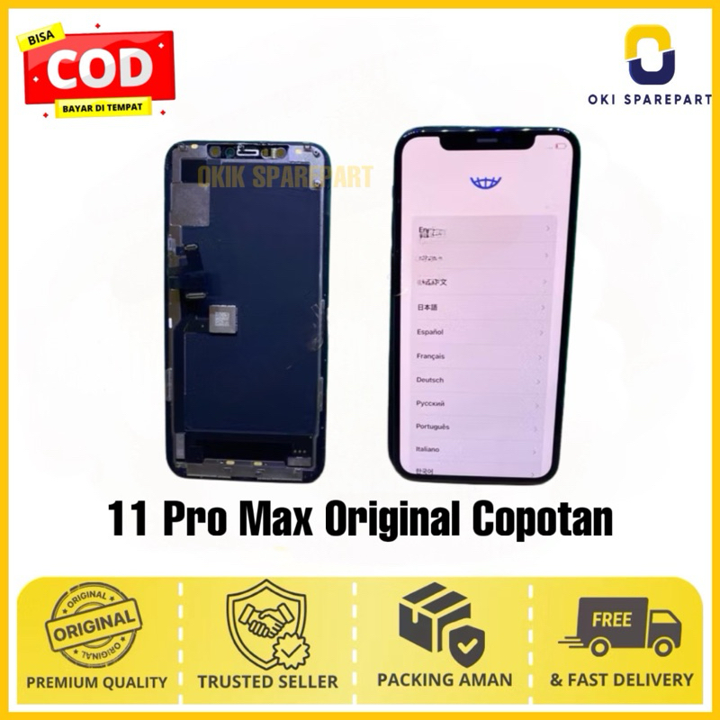 LCD IPHONE 11 Pro Max Original Copotan Normal Bergaransi 3 Bulan