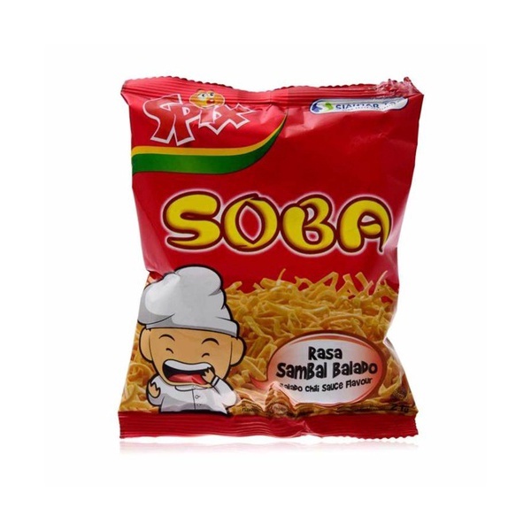 

Snack Jajan Spix Soba Rasa Sambal Balado Cemilan Murah