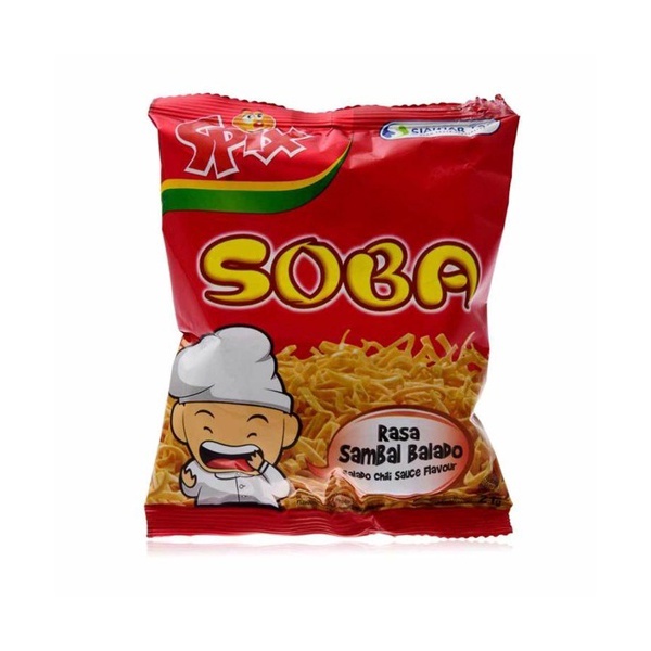 

Snack Jajan Spix Soba Rasa Sambal Balado Cemilan Murah