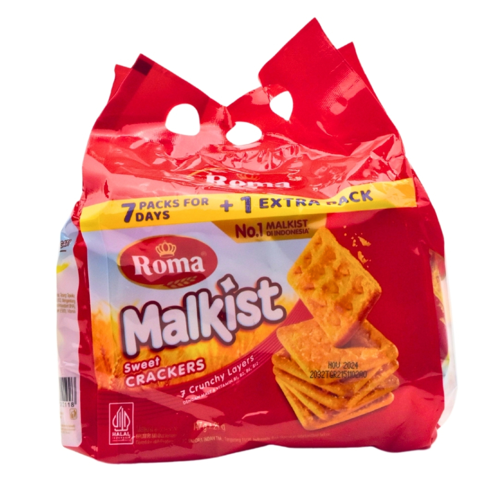 

Biskuit Kraker ROMA Malkist Crackers isi 8 @ 21gr