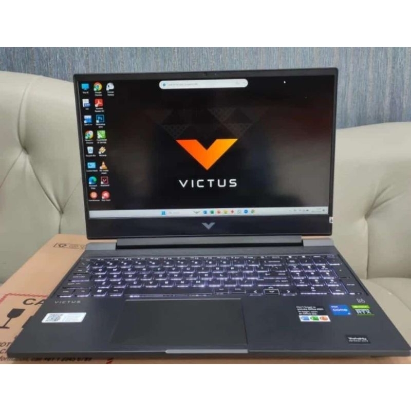 Laptop Hp Gaming Victus 15-fa0008TX/ Intel i7-12700H/ Ram 32Gb/ 512Gb/ RTX 3050/ Mulus Garansi ON 20