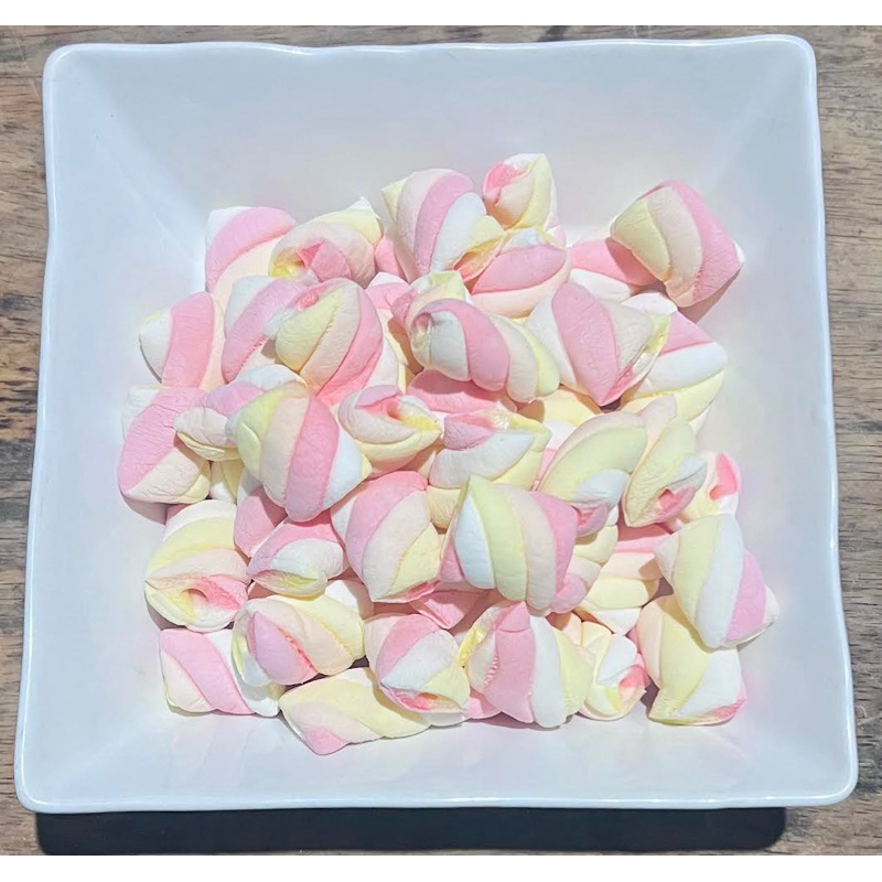 

1KG MARSHMALLOW KILOAN MURAH CHOMPCHOMP MOTIF KARAKTER TWIST PASTEL | TAMBANG | ULIR | RAINBOW