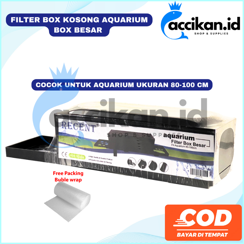 Filter box kosong Aquarium Besar Large Top Filter Aquarium Ikan hias