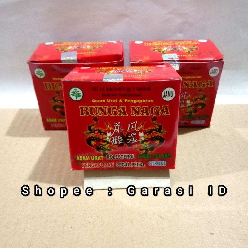 

JAMU BUNGA NAGA SERBUK ORIGINAL - 1PAK ISI 15 SACHET