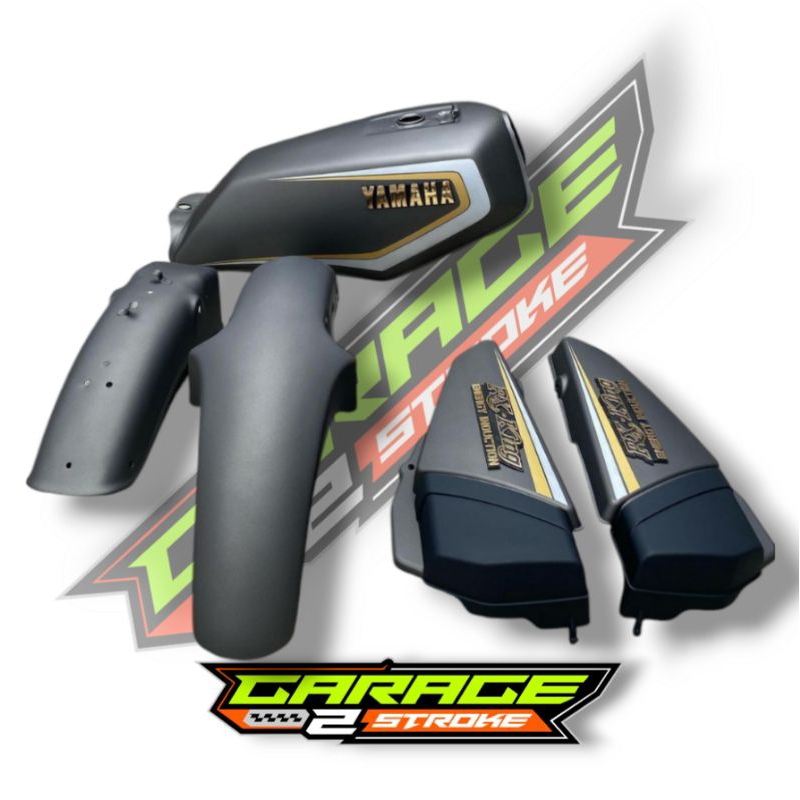 Tangki Tengki Bensin Set Yamaha RX King RXk Grey Doff