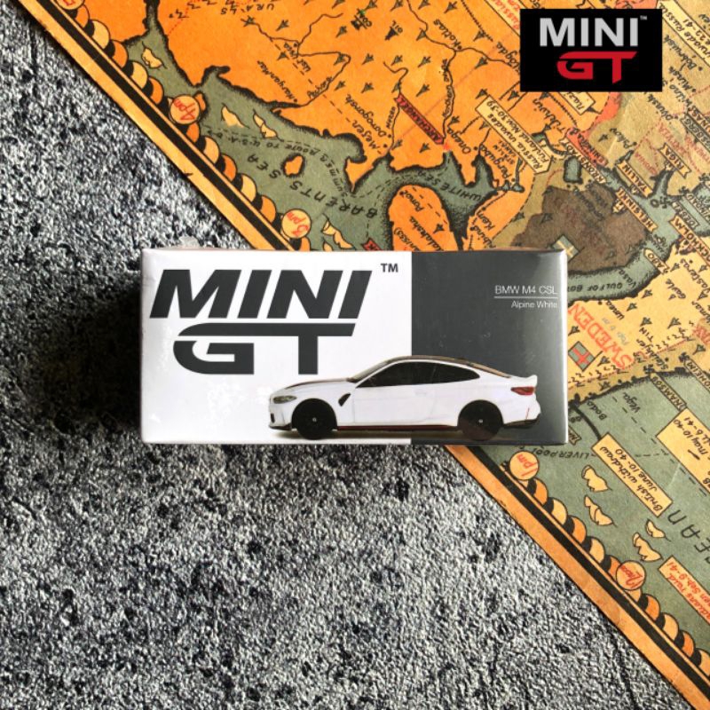 [ MGT00683-R ] MINI GT 683 | BMW M4 CSL Alpine White - Mainan Mobil Balap