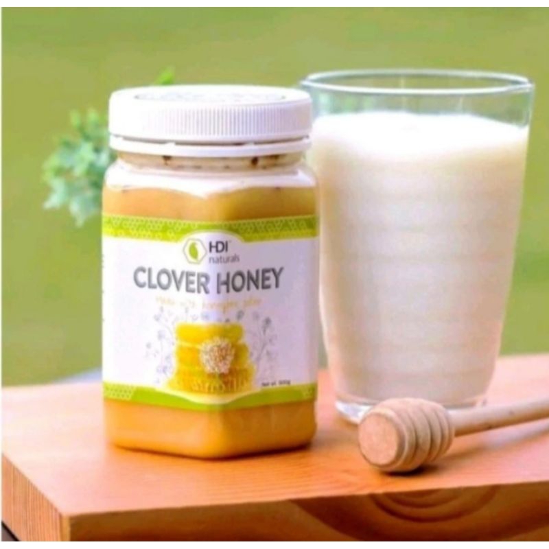 

madu clover honey 500gr exp 2026 free sendok kayu