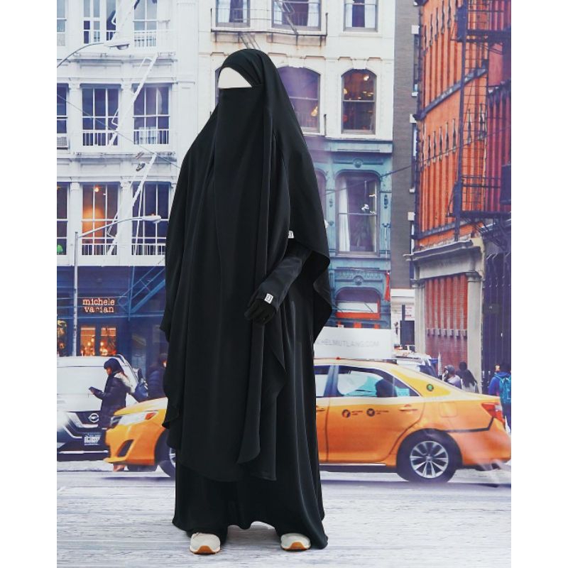 Preloved Elmadina Abaya Pop Luna seri terbaru