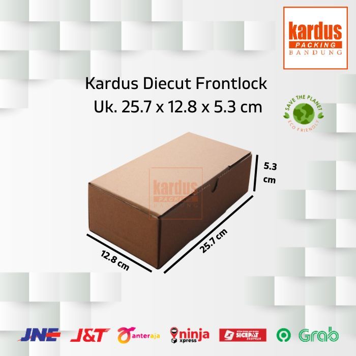 

Kardus Box Karton Dus Kotak Packing Brownies Polos 25x12.5x5