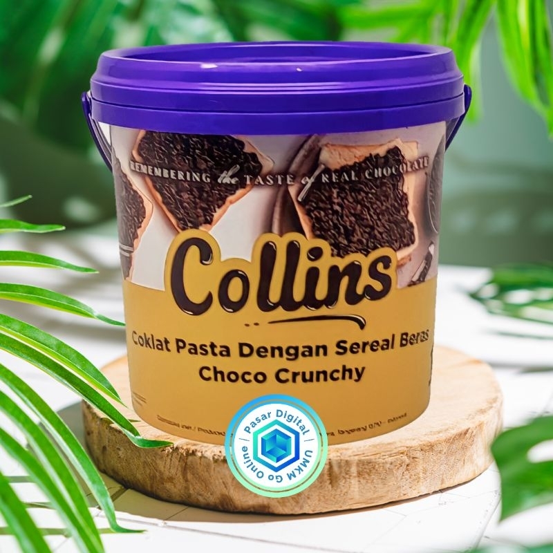 

Collins Choco Crunchy Kemasan 1KG selai premium viral murah