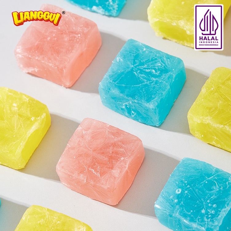 

Cepaat Lianggui Crystal Candy 96gr Permen Buah Jelly Snack Halal