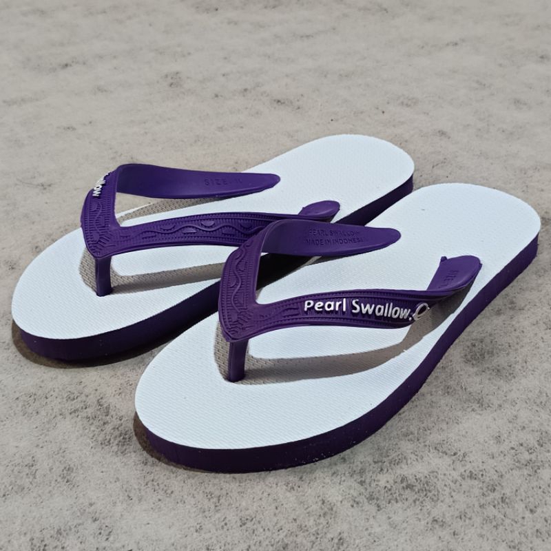 Grosir sandal jepit murah/sandal jepit pearl swallow putih