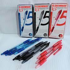 

(PAK) PULPEN SNOWMAN V5 / BULPOIN SNOWMAN V5 (12 Pcs)