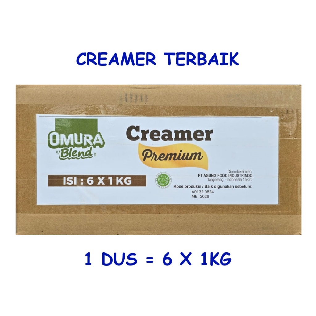 

[CREAMER 1 DUS] Special Creamer/Krimer Premium & Serbaguna 6x1Kg
