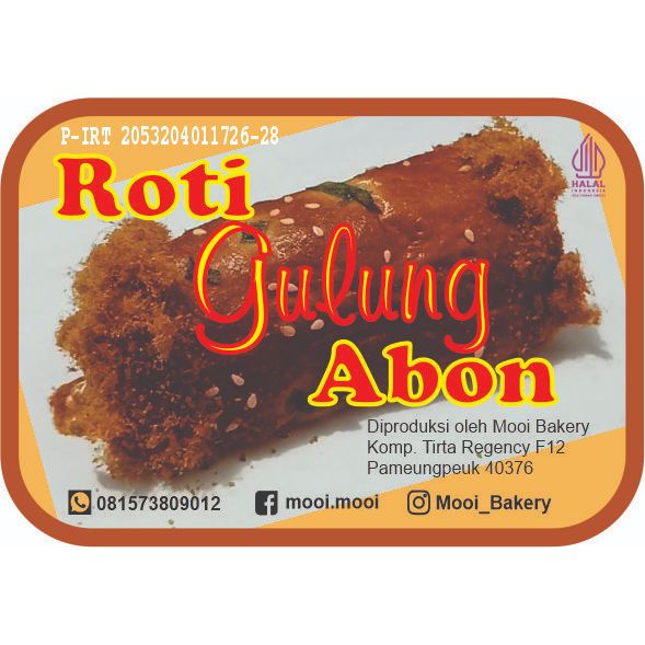 

Roti gulung dengan isian abon sapi