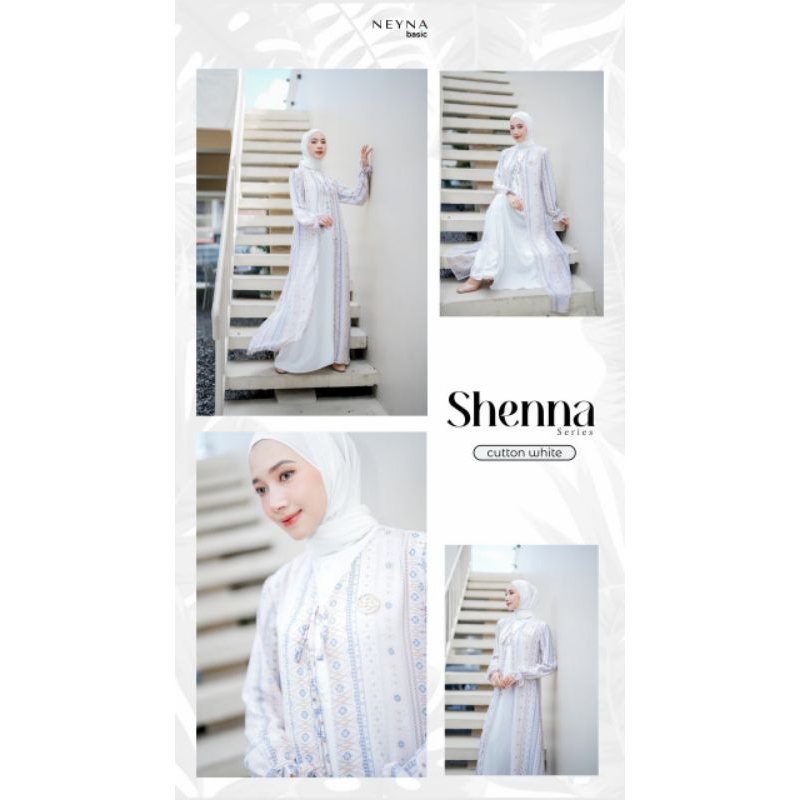 NEYNA - SHEENA DRESS / DRESS SET OUTER / DRESS DAILY / GAMIS SYARI / DRESS KULIAH / MOTIF DRESS / GA