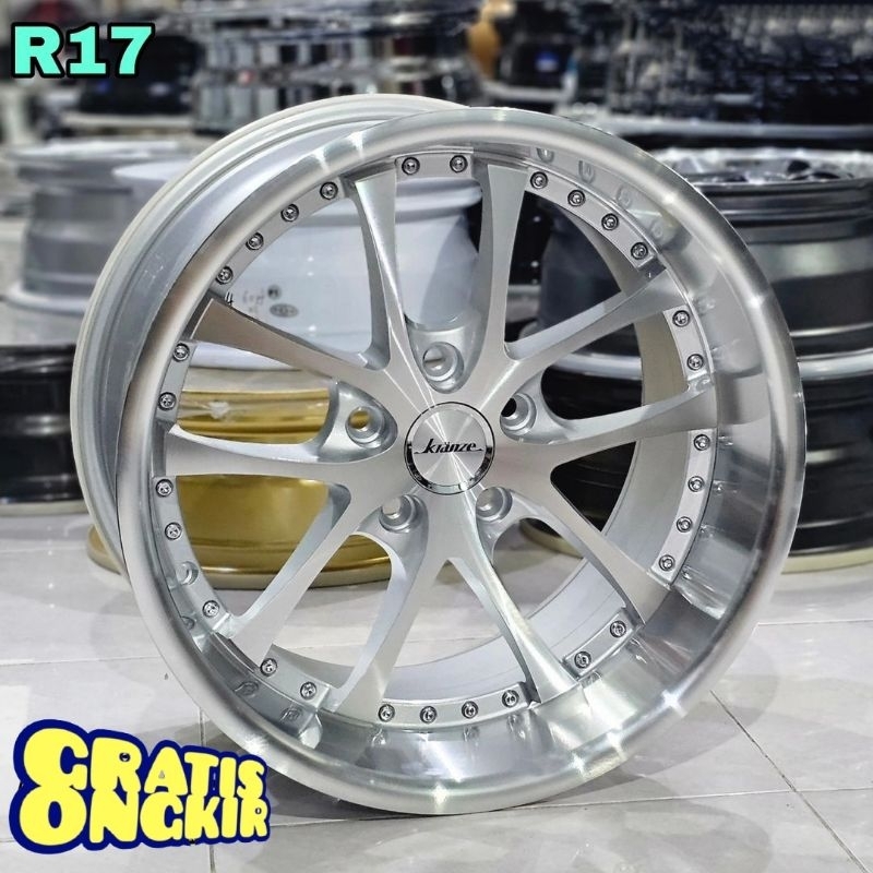 BONUS PENTIL velg mobil racing R17 KRANZE LXZ velg mobil ring 17 velg racing mobil import Innova Reb