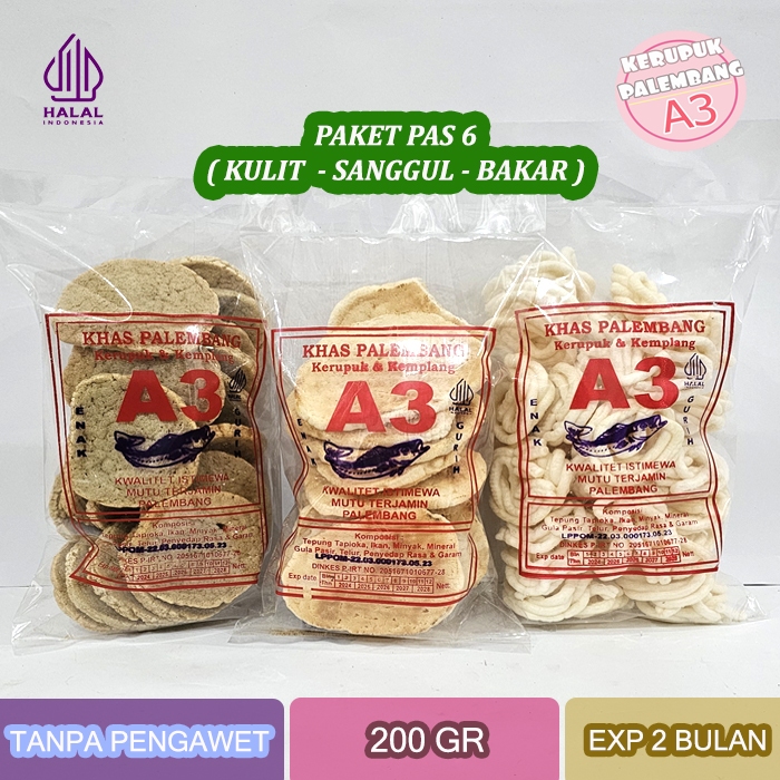 

PAKET PAS 6 BAKAR SANGGUL KULIT 600GR