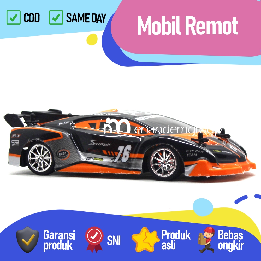 RC Mainan Mobil Remot Kontrol Sedan Balap Lambo Quick Drive