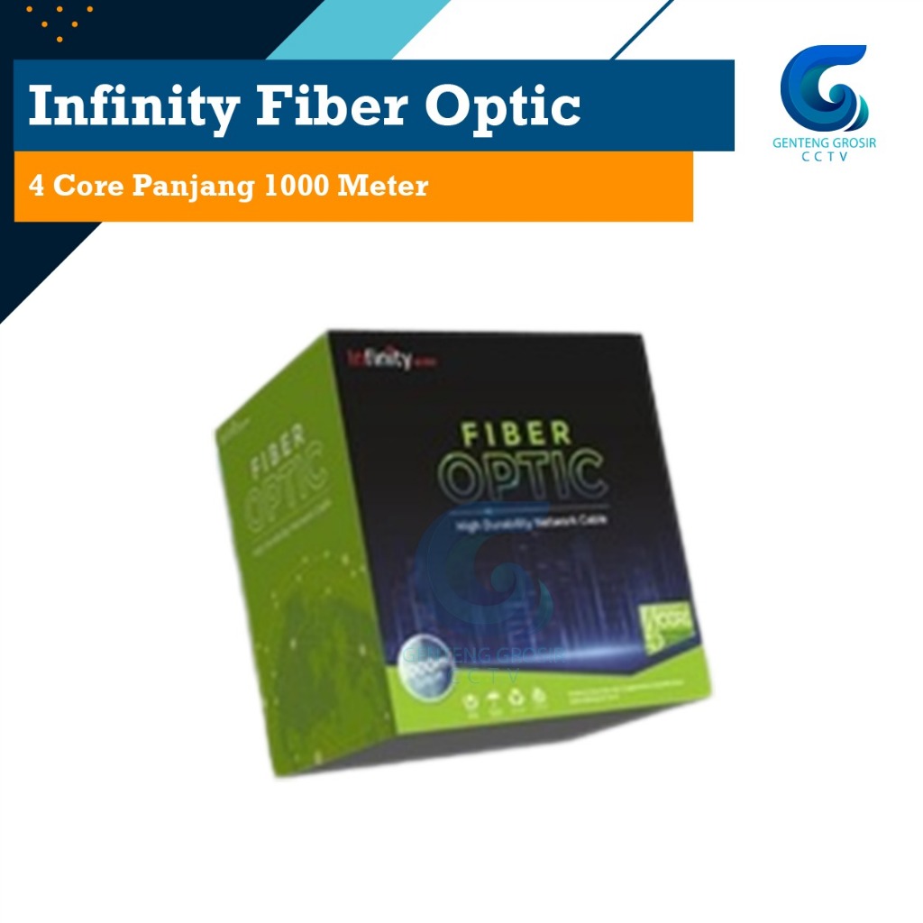 Kabel Fiber Optik 4Core 1000 Meter Infinity Cable Fiber Optic Drop Wire 4 Core