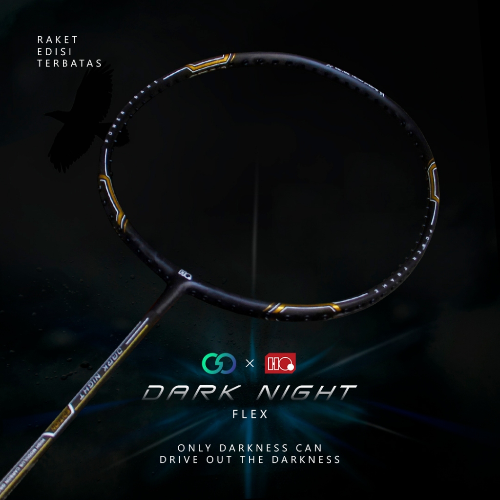 Hi-Qua Raket Badminton Bulutangkis Special Edition The Dark Night