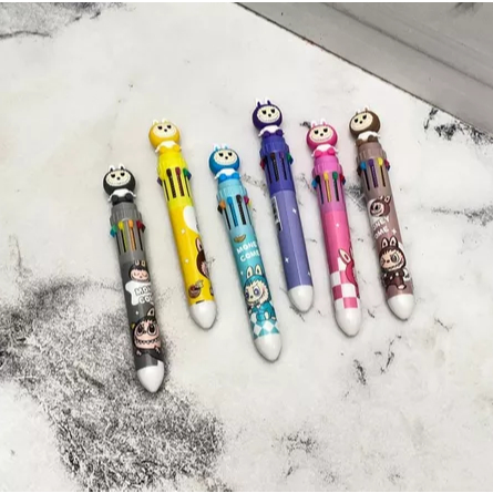 

PULPEN CETEK 10 WARNA LABUBU PC-1544 HARGA SATUAN 1 PCS PULPEN TERBARU / BOLPEN PENA GEL WARNA WARNI / ALAT TULIS SEKOLAH KANTOR UNIK BISA GROSIRAN LEBIH MURAH