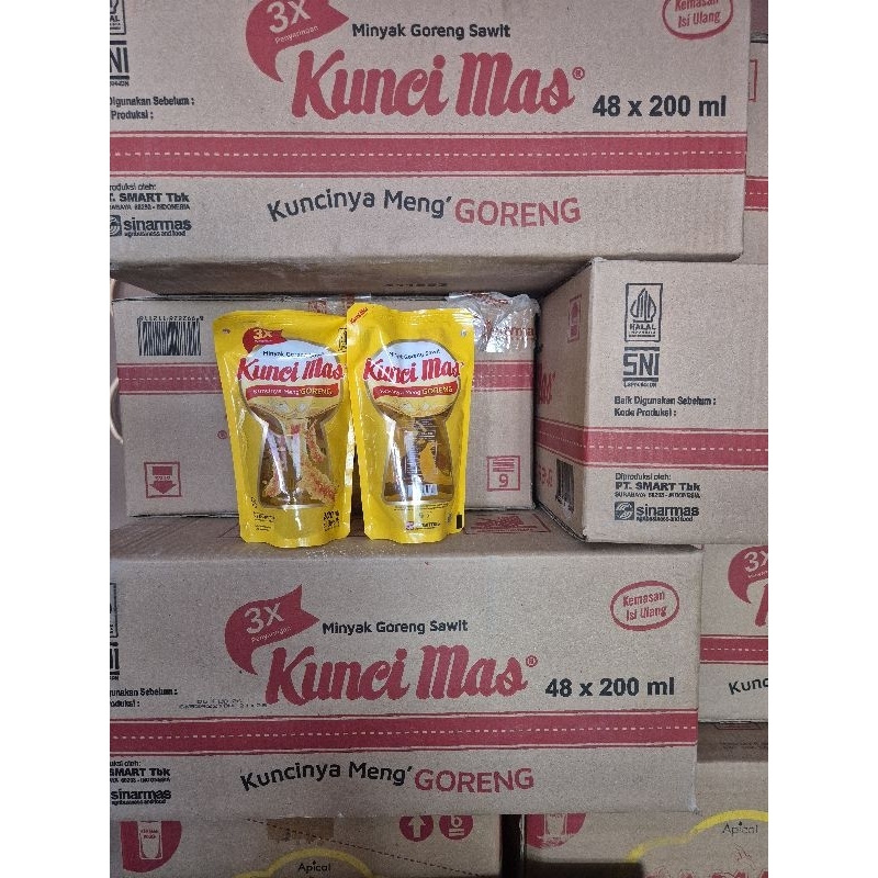 

Minyak Goreng Kunci Mas 200 ML isi 48 Pcs