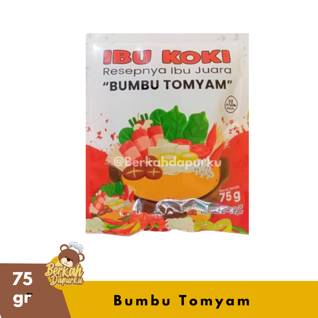

Ibu Koki Bumbu Kuah Tomyam 75g Bumbu Instan Termurah