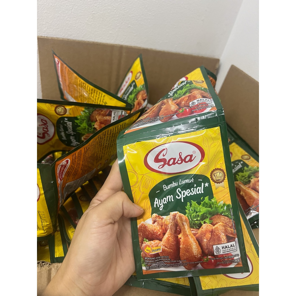 

Bumbu lumur ayam spesial Sasa 26 gram ecer