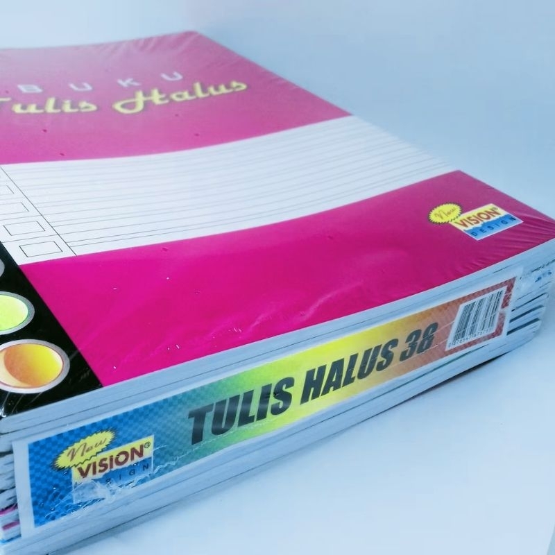 

Buku VISION Halus 3 garis Buku vision 38 (1 pak isi 10 buku)