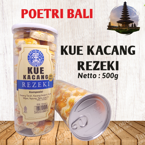 

Kue Kacang Rezeki POETRI BALI - 500gr