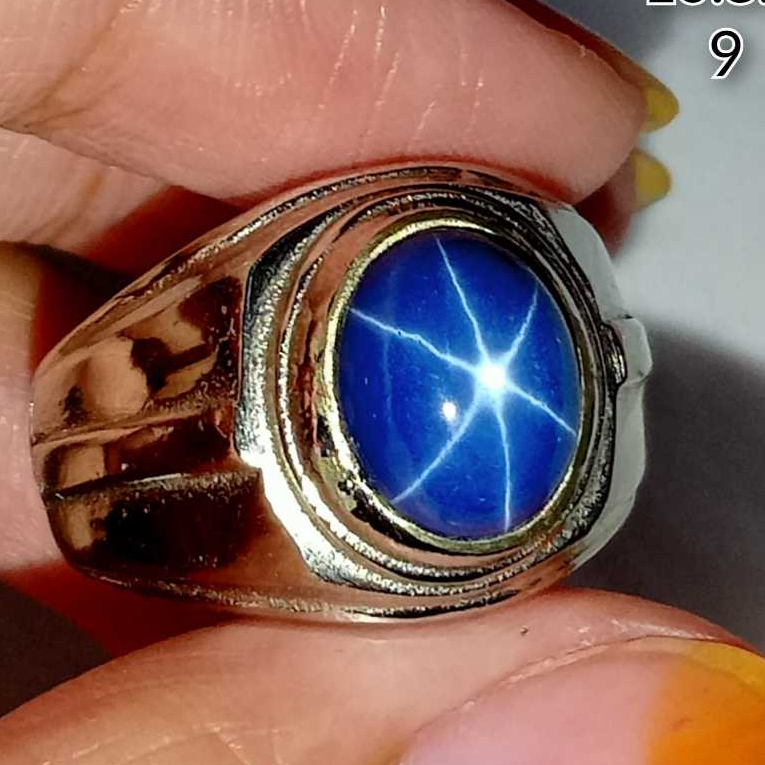 Cincin Batu American Blue Star