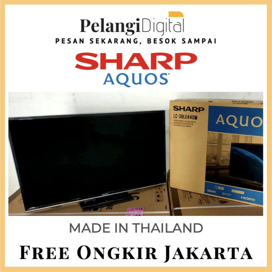 PROMO CUCI GUDANG SHARP AQUOS LCD TV 39 Inch - LC39LE440M [Thailand]