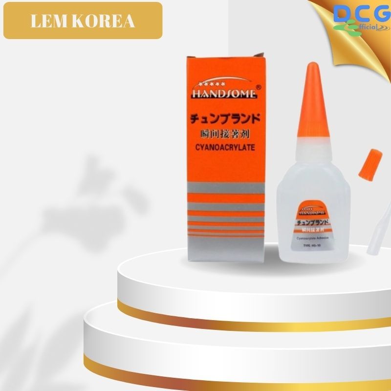 

Lem G Korea Kualitas Super / Perekat Power Glue Cair / Lem Super Besi Tetes Serbaguna