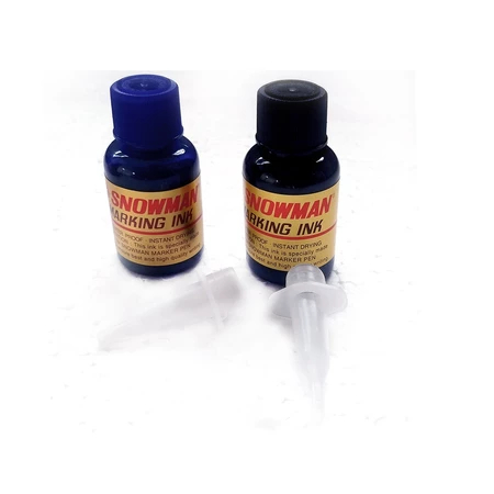 

Ay00! (12 Pcs / 6 Pcs / 3 Pcs) SNOWMAN Refil Tinta Ink / Isi Ulang Tinta Spidol Permanent Warna