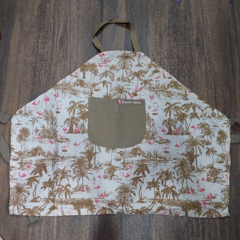 APRON + POUCH RUSSELL HOBBS KAEEN BALI LIMITED EDITION HARGA NORMAL 600RB CELEMEK