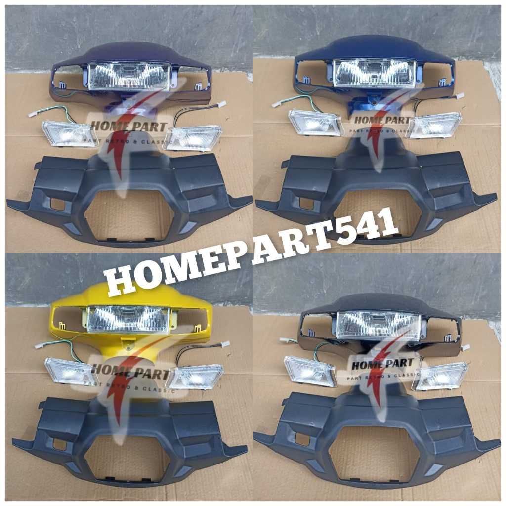 BATOK TOTOK DEPAN BELAKANG SET LAMPU + SEIN SUZUKI TORNADO SHOGUN KEBO 110 WARNA