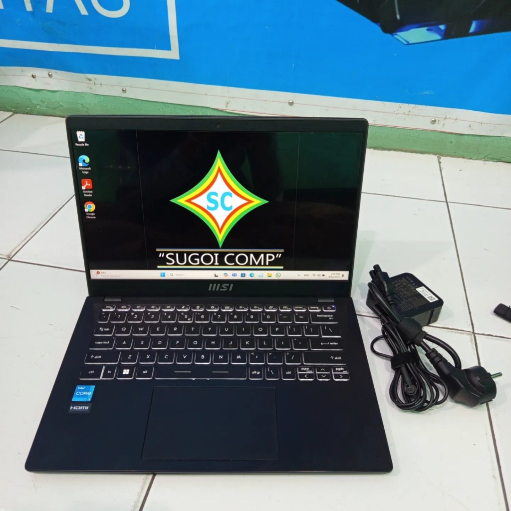 "SECOND "Laptop MSI MODERN 14-C11M/i3 Gen 11 /8GB/256GB || SECOND BERKUALITAS DAN BERGARANSI ||