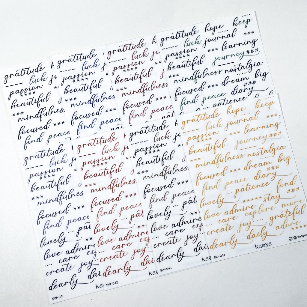 

Sticker Lettering: Handwriting 2 Journal Jurnal Scrapbook DIY Bujo by KaoyaShop